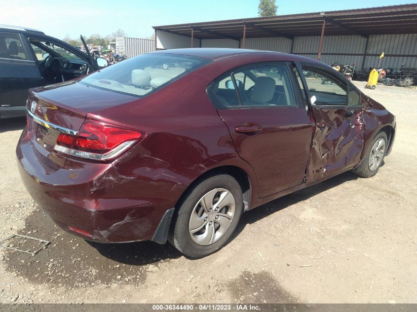 2014 HONDA CIVIC SEDAN LX - 19XFB2F58EE255710