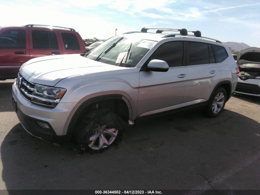 2019 VOLKSWAGEN ATLAS 3.6L V6 SE W/TECHNOLOGY - 1V2UR2CA6KC531565