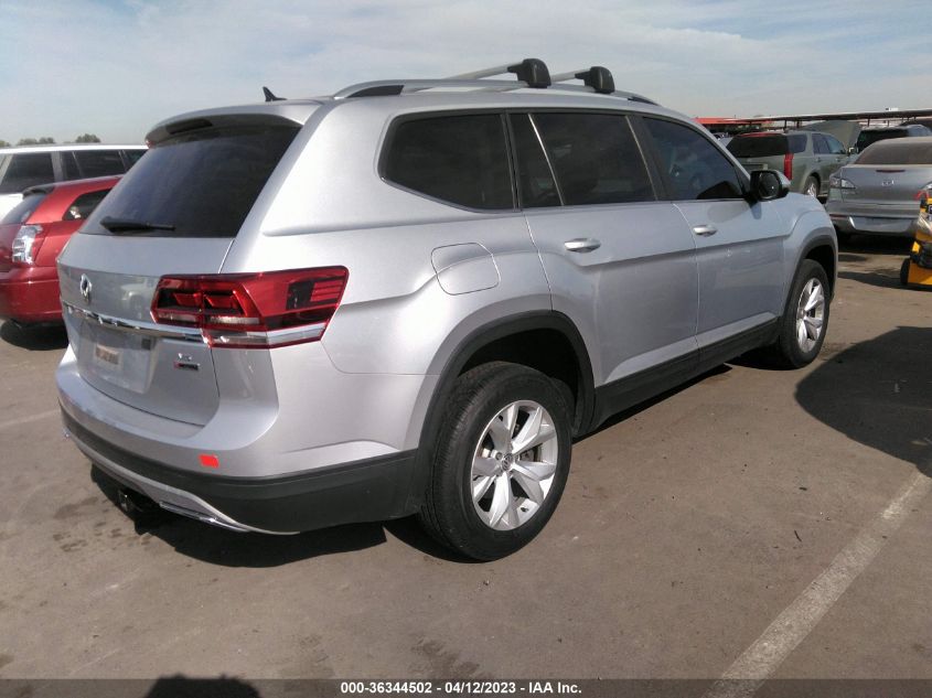 2019 VOLKSWAGEN ATLAS 3.6L V6 SE W/TECHNOLOGY - 1V2UR2CA6KC531565