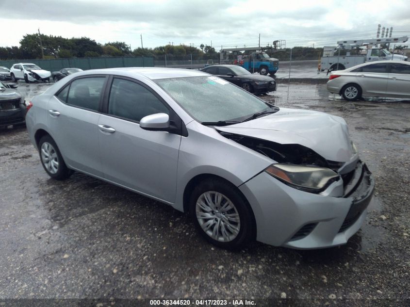 2015 TOYOTA COROLLA L/LE/S/S PLUS/LE PLUS - 2T1BURHE6FC392224