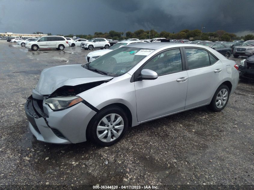 2015 TOYOTA COROLLA L/LE/S/S PLUS/LE PLUS - 2T1BURHE6FC392224