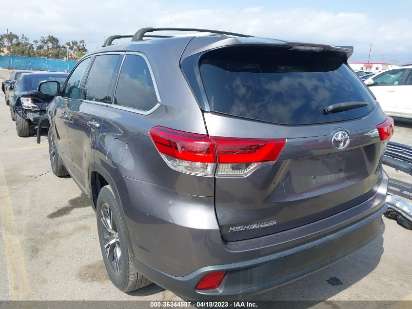 2019 TOYOTA HIGHLANDER LE - 5TDZZRFH5KS356152