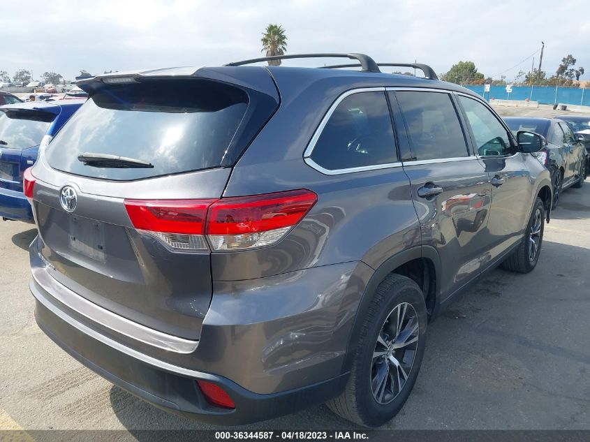 2019 TOYOTA HIGHLANDER LE - 5TDZZRFH5KS356152