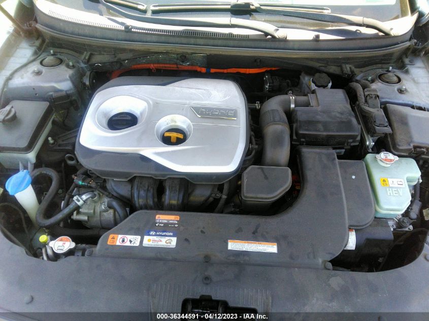2016 HYUNDAI SONATA HYBRID LIMITED - KMHE34L13GA034913