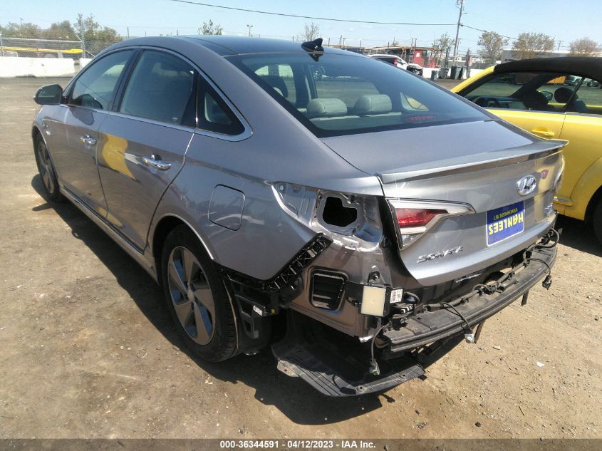 2016 HYUNDAI SONATA HYBRID LIMITED - KMHE34L13GA034913