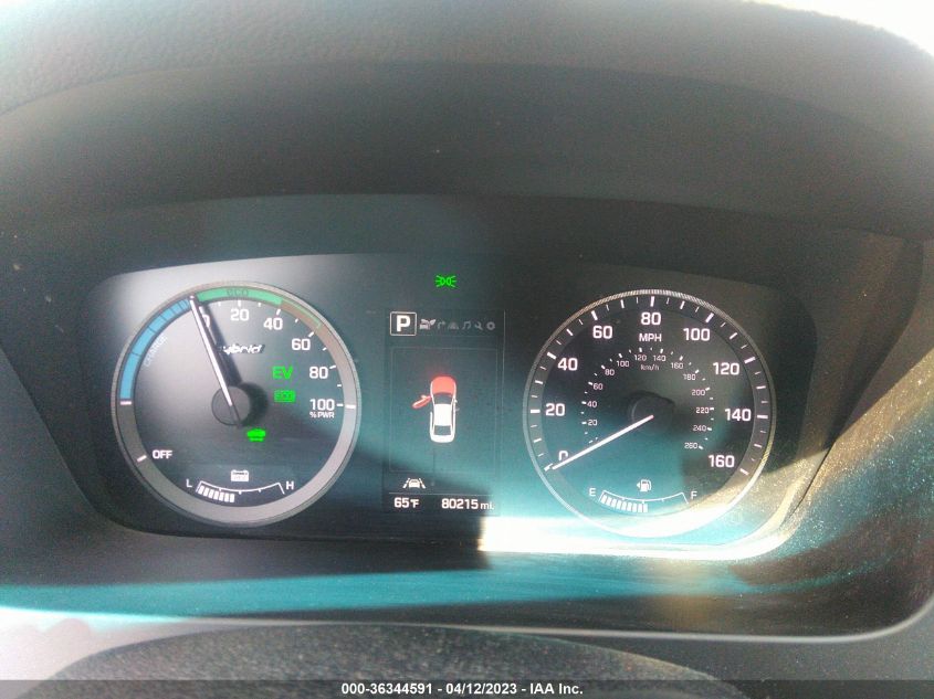 2016 HYUNDAI SONATA HYBRID LIMITED - KMHE34L13GA034913