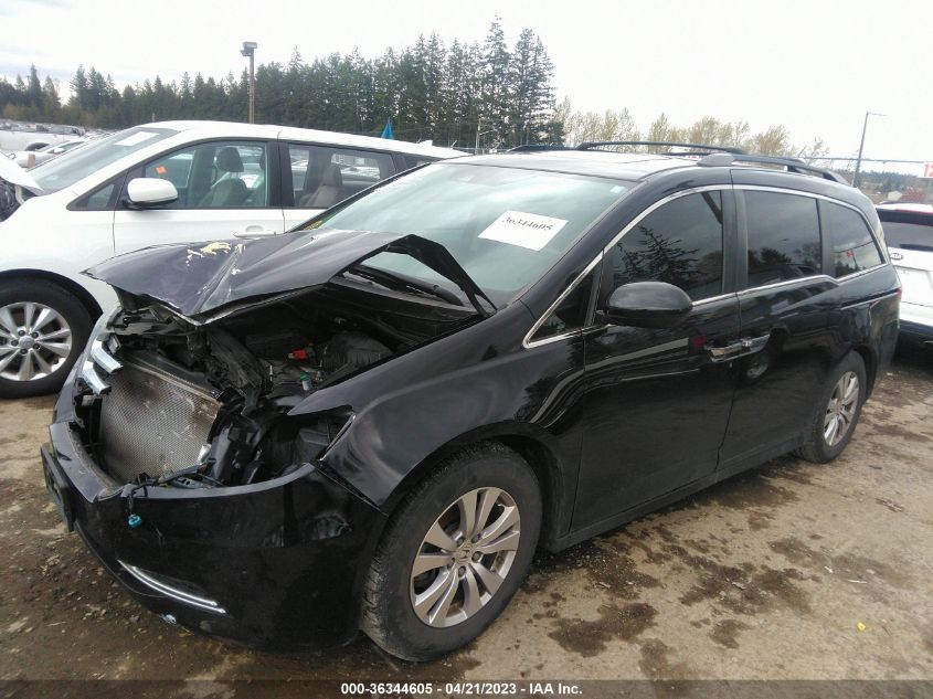 2016 HONDA ODYSSEY EX-L - 5FNRL5H65GB130033