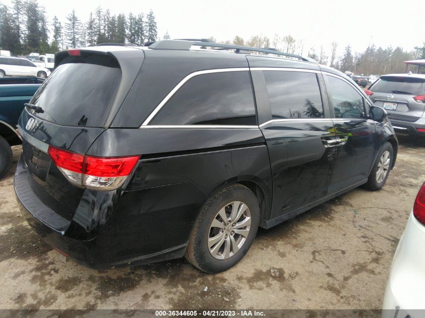 2016 HONDA ODYSSEY EX-L - 5FNRL5H65GB130033