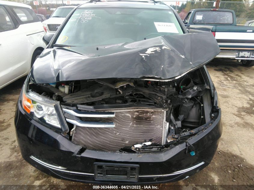 2016 HONDA ODYSSEY EX-L - 5FNRL5H65GB130033
