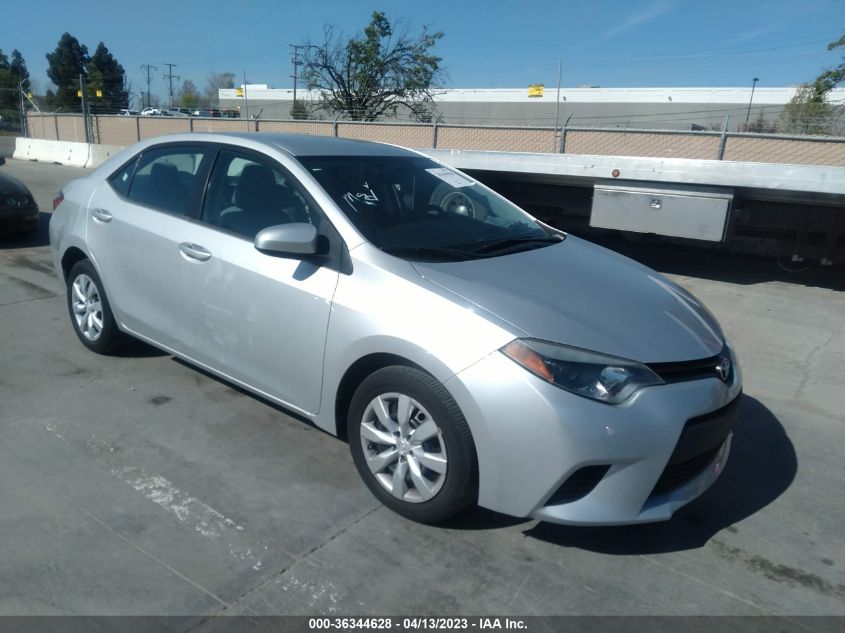 2014 TOYOTA COROLLA L/LE/S/S PLUS/LE PLUS - 5YFBURHE5EP167193