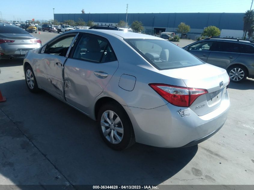 2014 TOYOTA COROLLA L/LE/S/S PLUS/LE PLUS - 5YFBURHE5EP167193