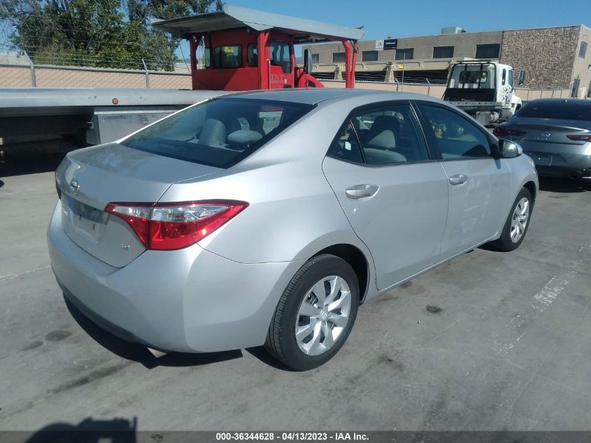 2014 TOYOTA COROLLA L/LE/S/S PLUS/LE PLUS - 5YFBURHE5EP167193