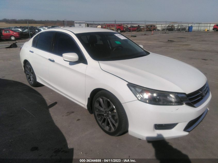 2014 HONDA ACCORD SEDAN SPORT - 1HGCR2F5XEA252181