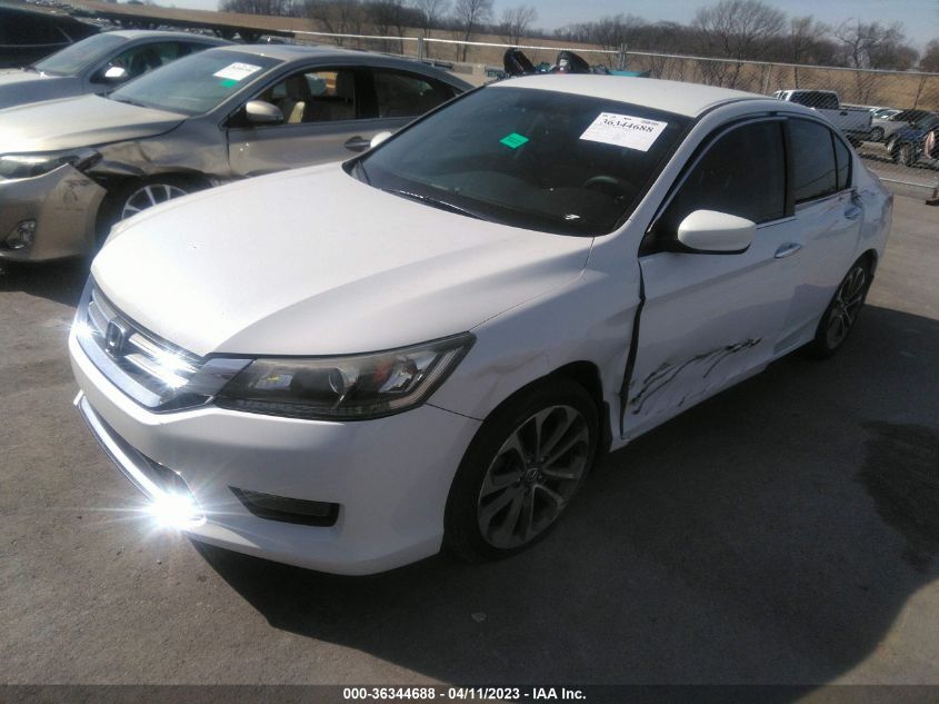 2014 HONDA ACCORD SEDAN SPORT - 1HGCR2F5XEA252181