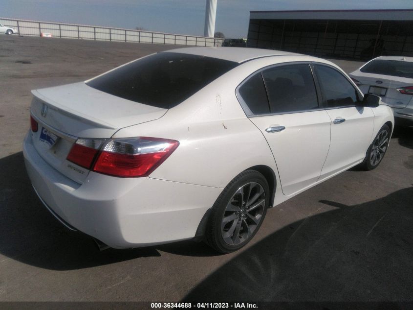 2014 HONDA ACCORD SEDAN SPORT - 1HGCR2F5XEA252181