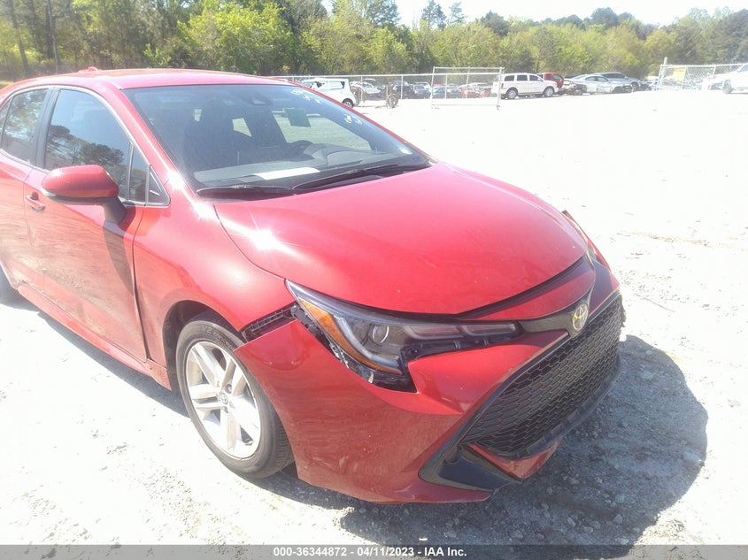 VIN JTND4MBE9M3117162 2021 TOYOTA COROLLA HATCHBACK SE