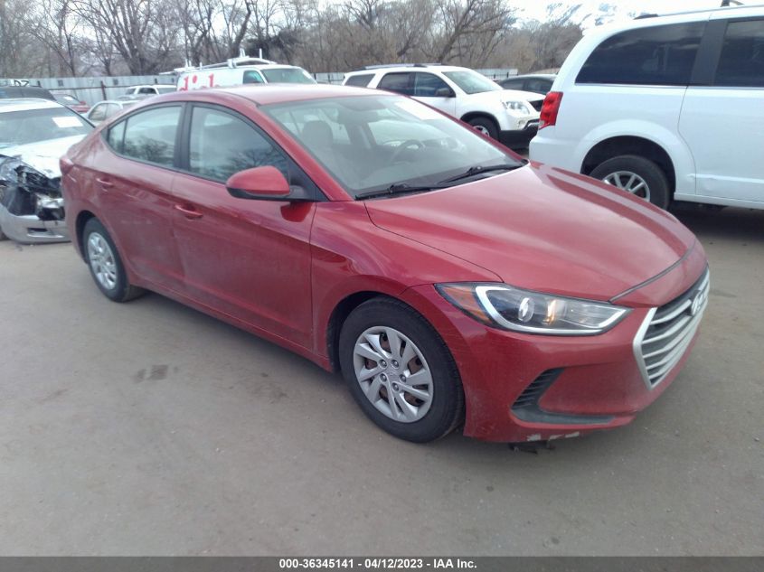 2018 HYUNDAI ELANTRA SE - 5NPD74LF1JH392706