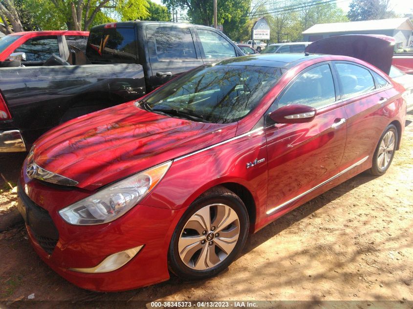 2015 HYUNDAI SONATA HYBRID LIMITED - KMHEC4A49FA132680