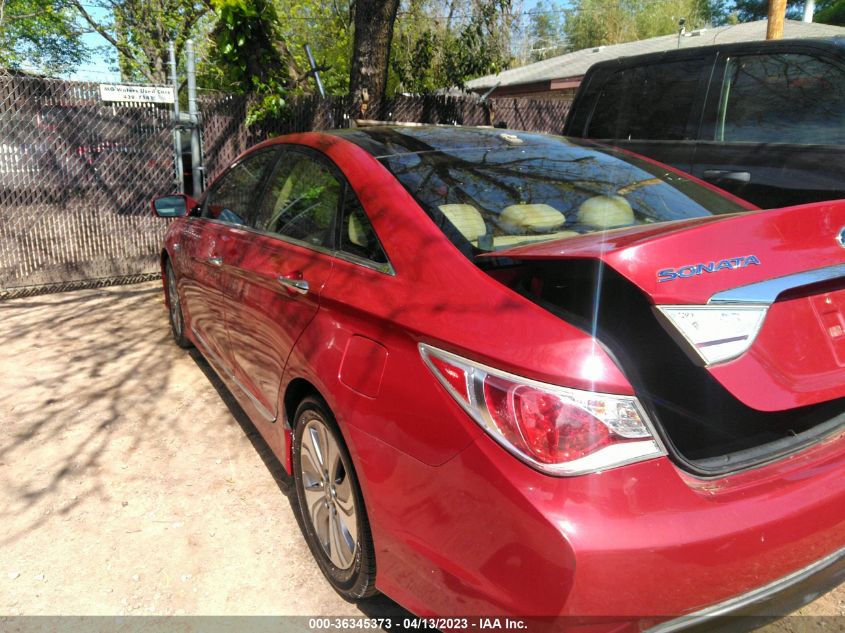 2015 HYUNDAI SONATA HYBRID LIMITED - KMHEC4A49FA132680