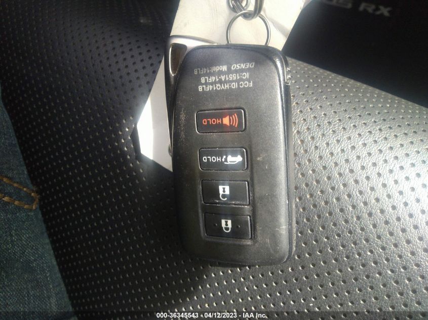 2022 LEXUS RX RX 350 - 2T2HZMDA7NC365349