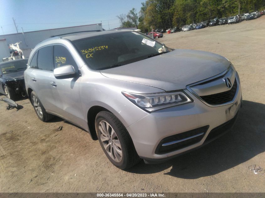2014 ACURA MDX TECH PKG - 5FRYD4H49EB026898