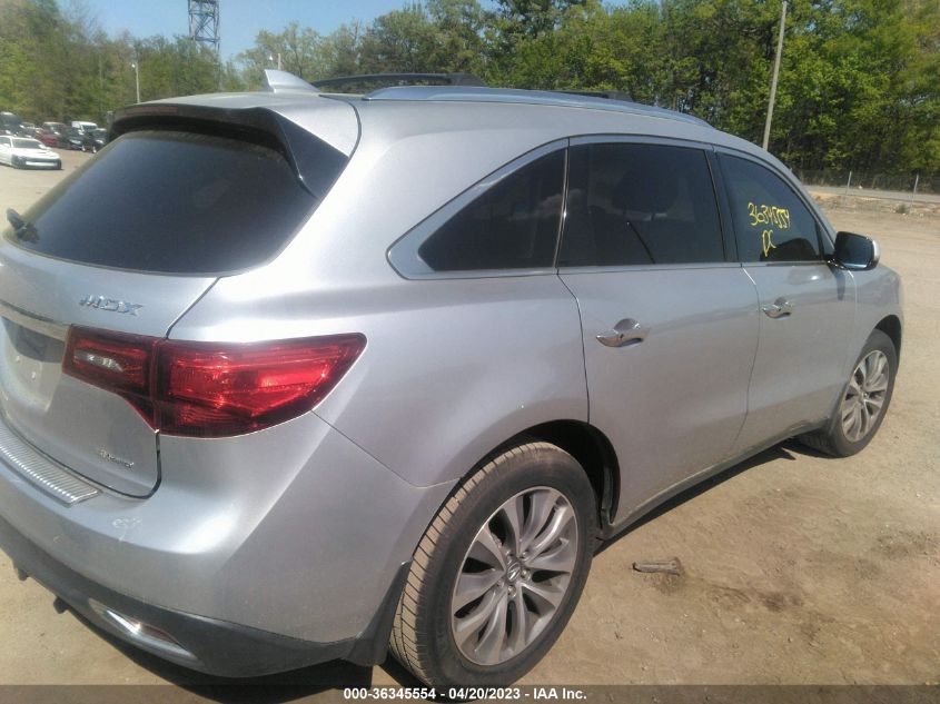 2014 ACURA MDX TECH PKG - 5FRYD4H49EB026898
