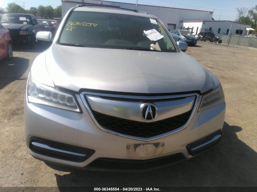 2014 ACURA MDX TECH PKG - 5FRYD4H49EB026898