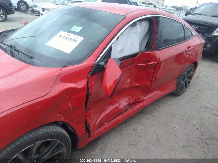 2019 HONDA CIVIC SEDAN SPORT - 2HGFC2F80KH571143