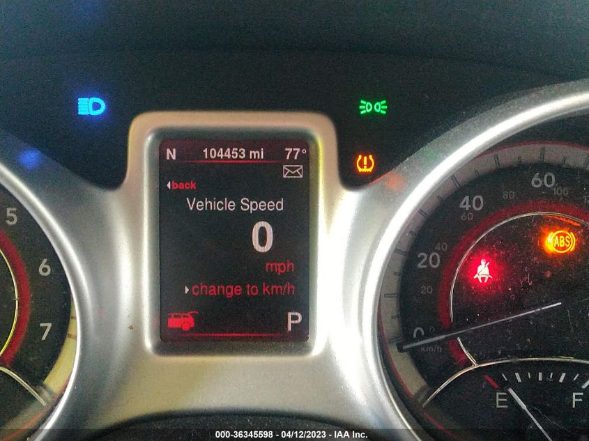 2015 DODGE JOURNEY SXT - 3C4PDCBG5FT709288