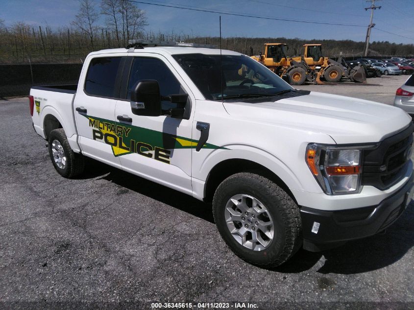 2021 FORD F-150 POLICE RESPONDER XL - 1FTFW1P83MKE89854