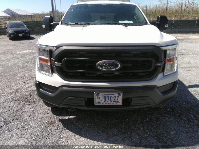 2021 FORD F-150 POLICE RESPONDER XL 1FTFW1P83MKE89854