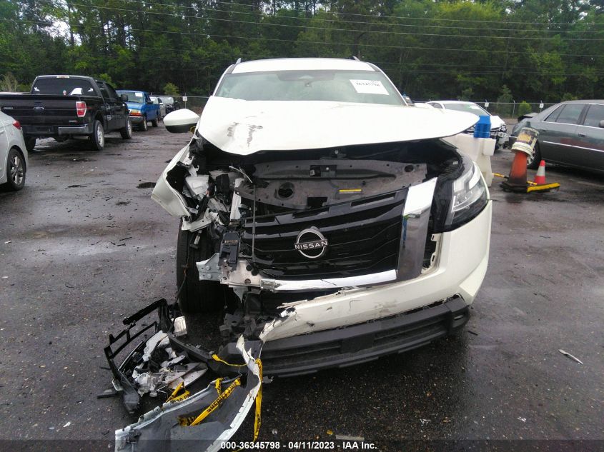 2022 NISSAN PATHFINDER SV - 5N1DR3BAXNC223534