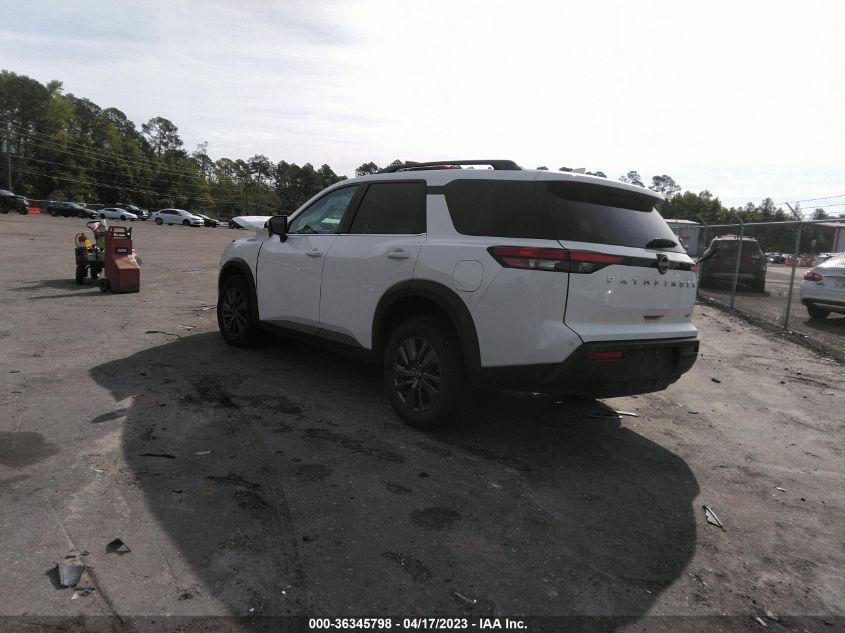 2022 NISSAN PATHFINDER SV - 5N1DR3BAXNC223534