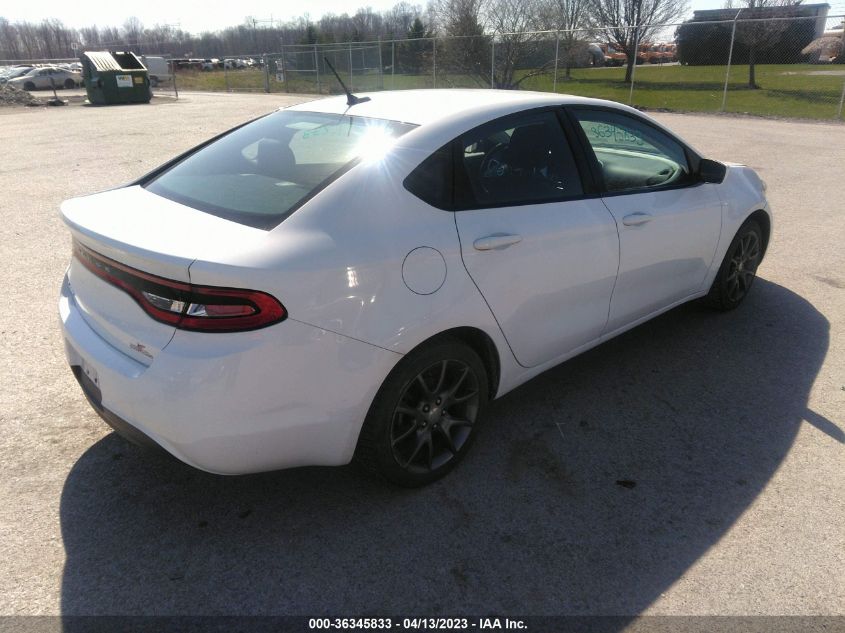 2016 DODGE DART SE - 1C3CDFAA4GD592036