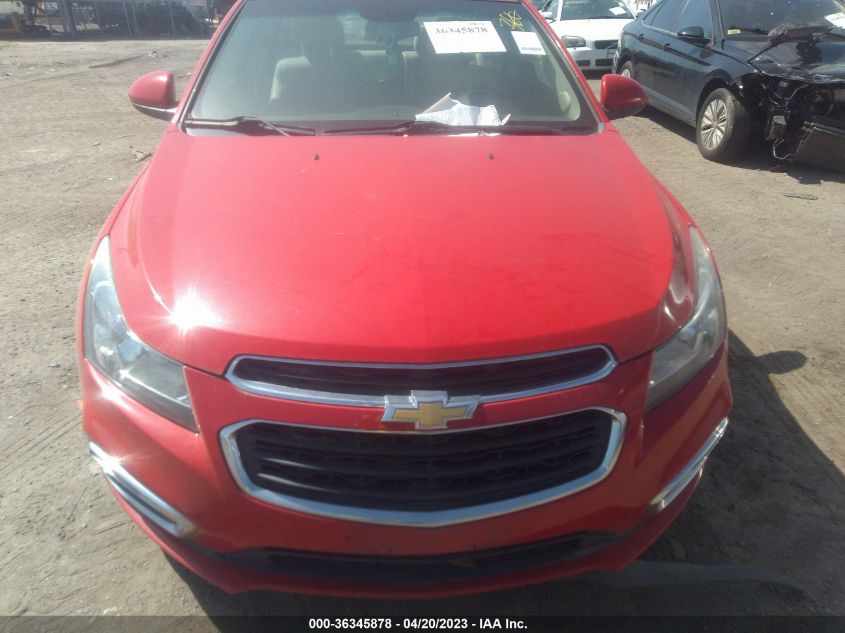 2015 CHEVROLET CRUZE LT - 1G1PE5SB3F7270697