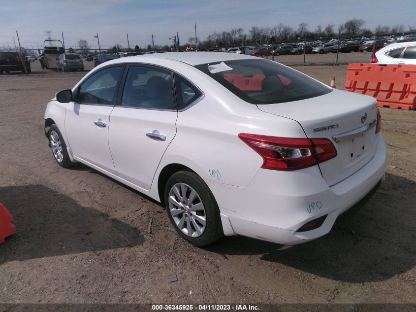 2016 NISSAN SENTRA S - 3N1AB7AP7GY305095