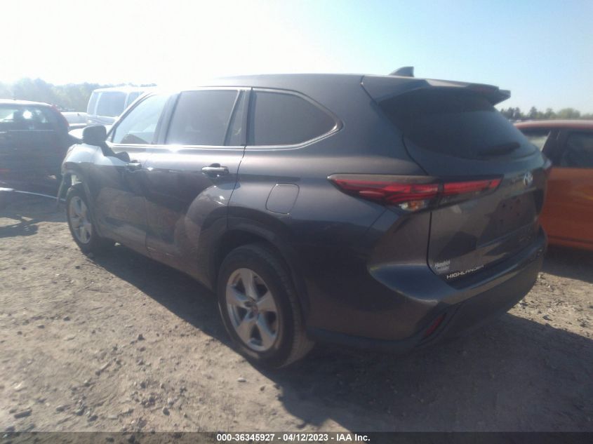 2020 TOYOTA HIGHLANDER L - 5TDCZRAH9LS015822