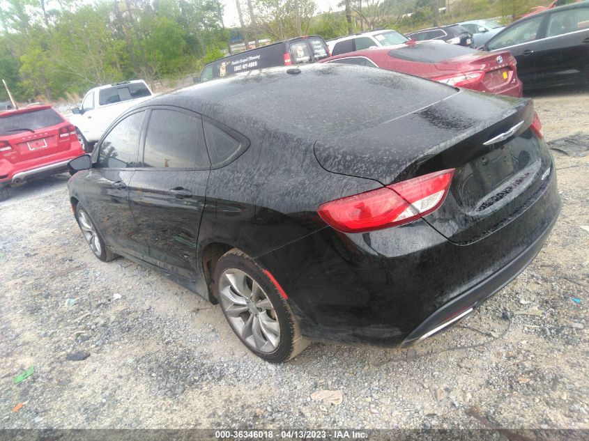 2015 CHRYSLER 200 S - 1C3CCCBB0FN749949