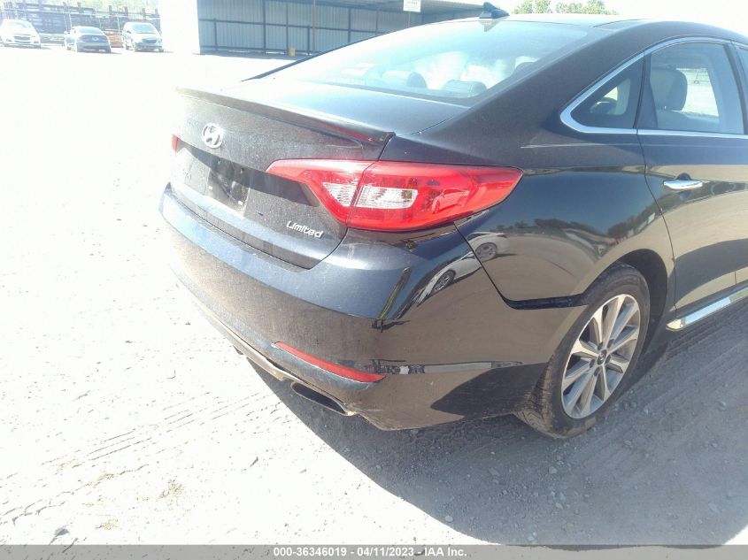 2016 HYUNDAI SONATA 2.4L LIMITED - 5NPE34AF1GH268205