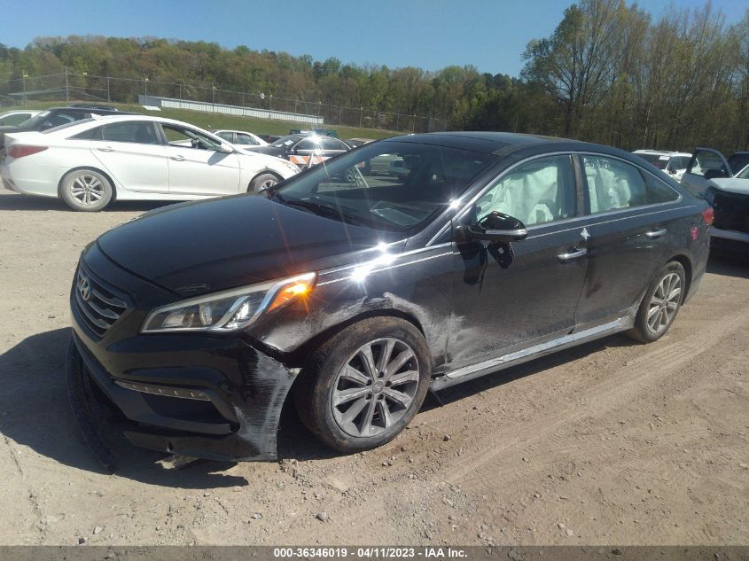 2016 HYUNDAI SONATA 2.4L LIMITED - 5NPE34AF1GH268205