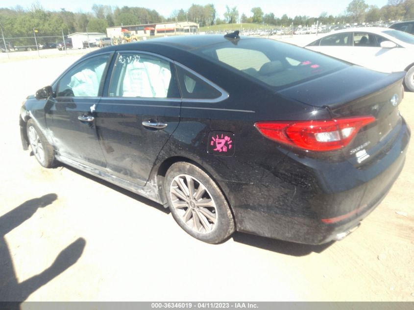 2016 HYUNDAI SONATA 2.4L LIMITED - 5NPE34AF1GH268205