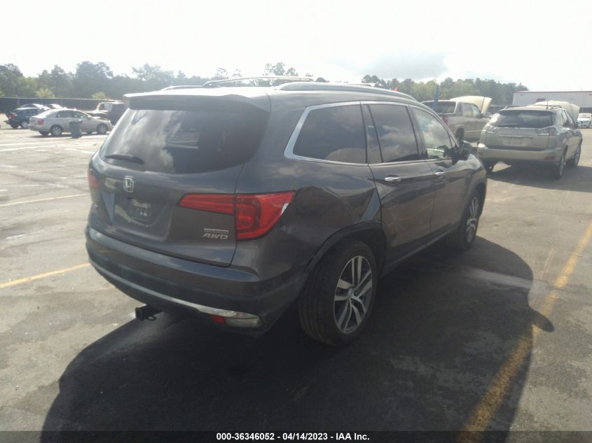 2017 HONDA PILOT TOURING - 5FNYF6H95HB013878