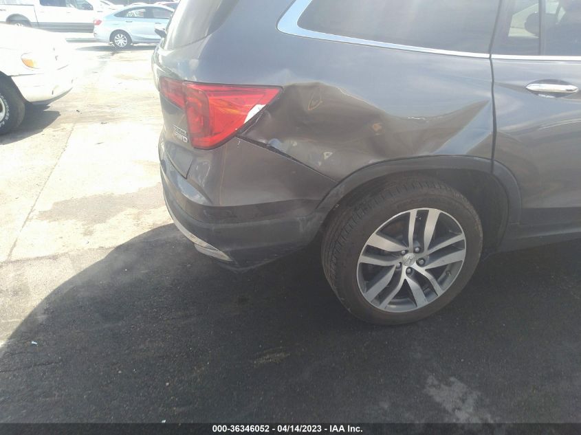 2017 HONDA PILOT TOURING - 5FNYF6H95HB013878