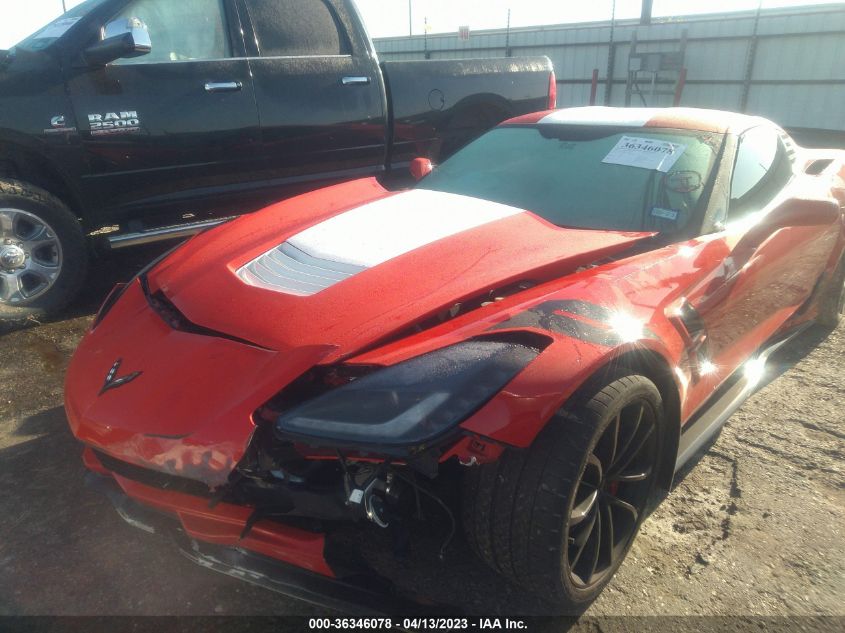 2017 CHEVROLET CORVETTE GRAND SPORT 2LT - 1G1YY2D78H5123972