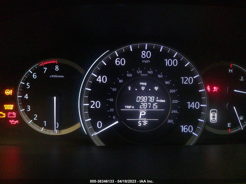 2013 HONDA ACCORD SDN EX-L - 1HGCR2F84DA043902