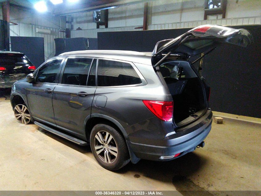 2016 HONDA PILOT EX-L - 5FNYF6H76GB053786