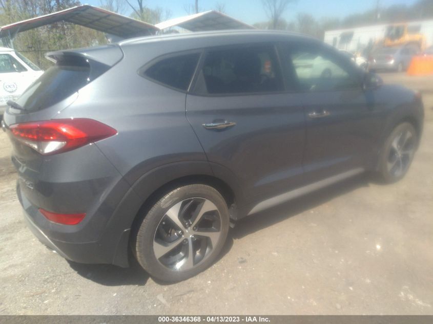 2017 HYUNDAI TUCSON LIMITED - KM8J3CA25HU504671