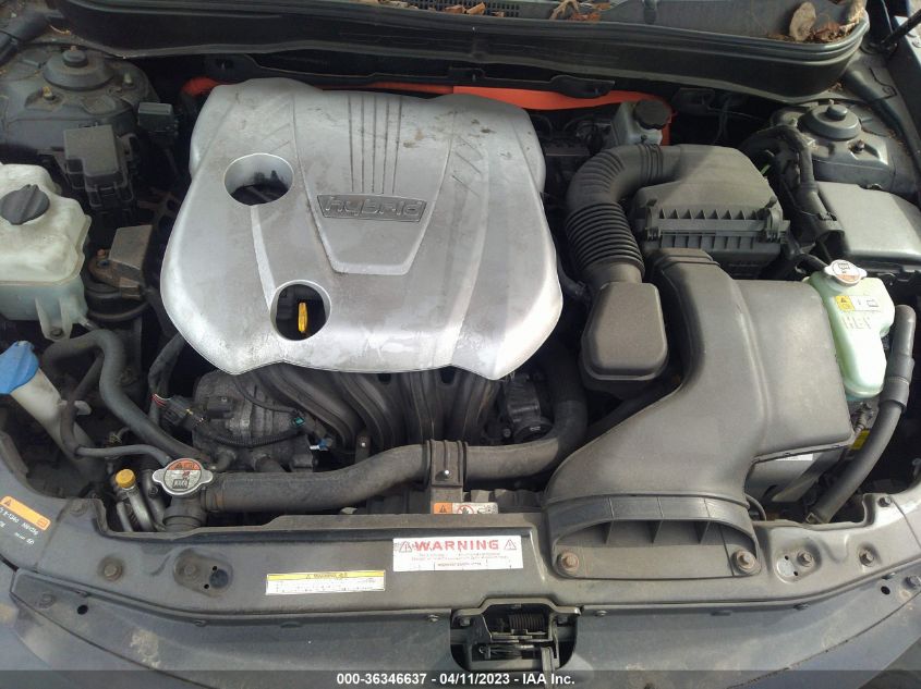2013 HYUNDAI SONATA HYBRID LIMITED - KMHEC4A46DA092541