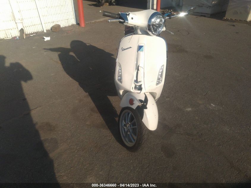 2021 VESPA PRIMAVERA FOR CITY 5 ZAPCAV6B9M5100167