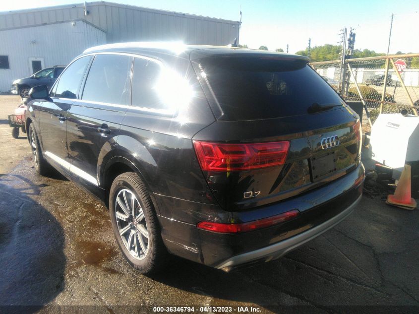 2017 AUDI Q7 PREMIUM PLUS - WA1LAAF77HD013881